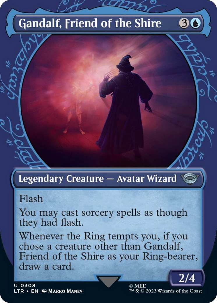 Gandalf, Friend of the Shire (Showcase Ring Frame) [The Lord of the Rings: Tales of Middle-Earth] | Amazing Games TCG