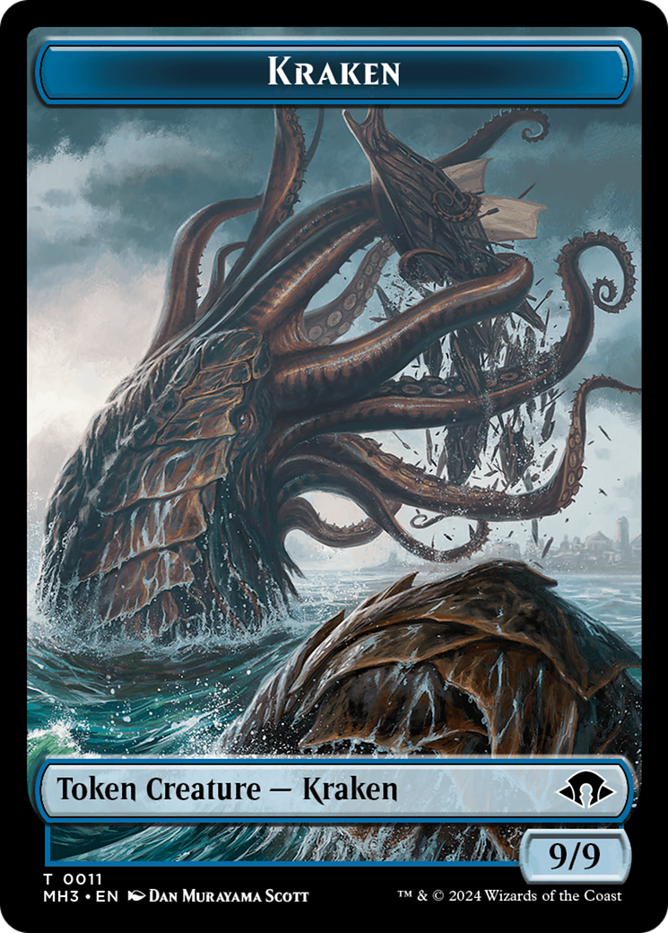 Kraken Token [Modern Horizons 3 Tokens] | Amazing Games TCG