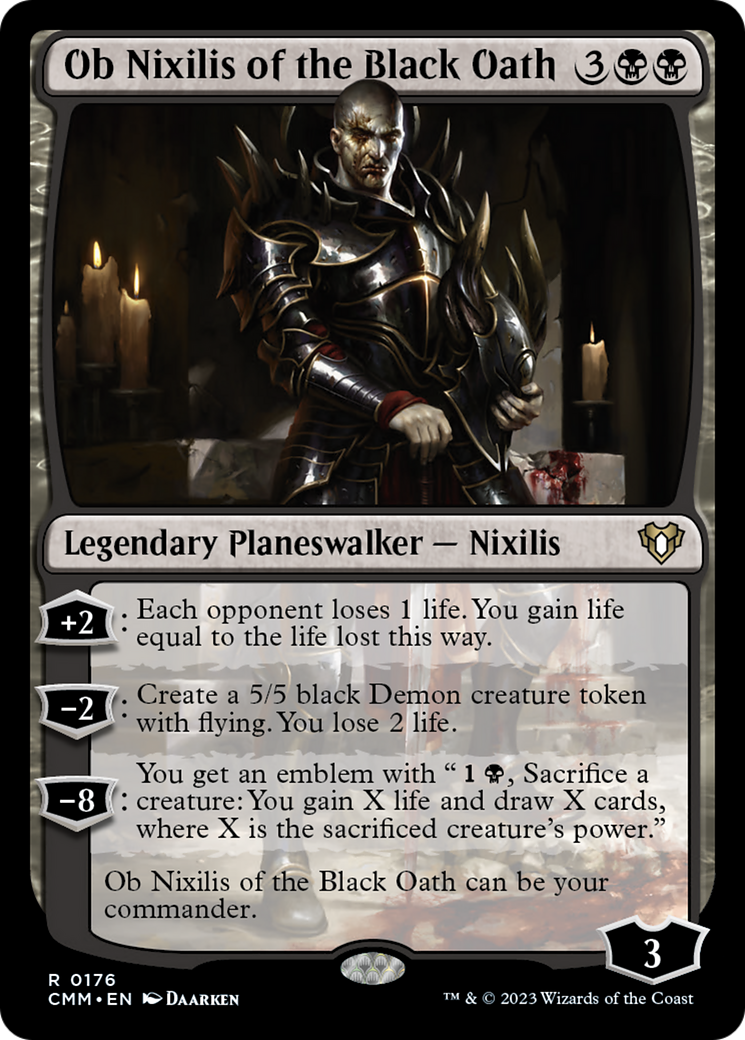 Ob Nixilis of the Black Oath [Commander Masters] | Amazing Games TCG