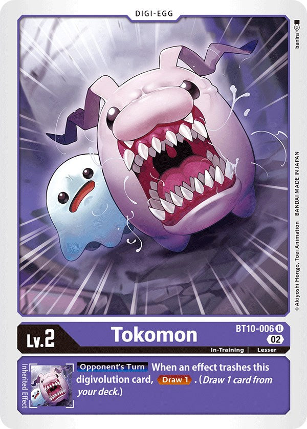 Tokomon [BT10-006] [Xros Encounter] | Amazing Games TCG