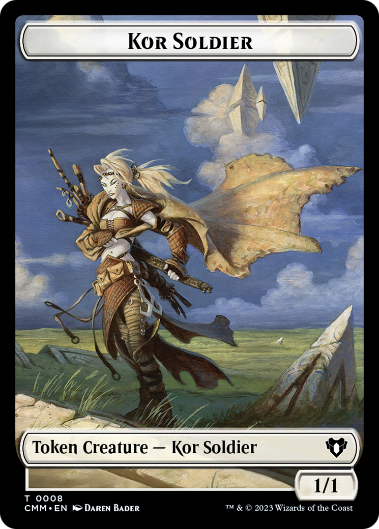 Kor Soldier Token [Commander Masters Tokens] | Amazing Games TCG