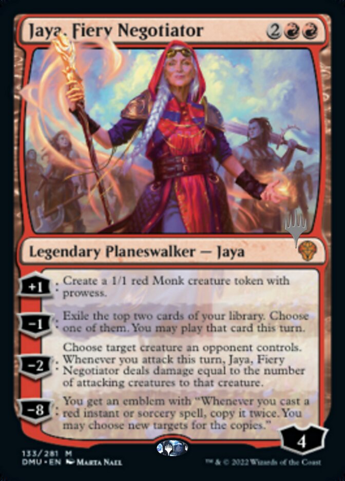 Jaya, Fiery Negotiator (Promo Pack) [Dominaria United Promos] | Amazing Games TCG