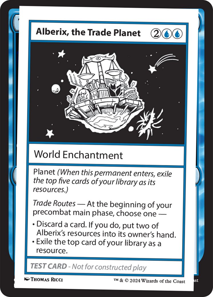 Alberix, the Trade Planet [Mystery Booster 2 Playtest Cards] | Amazing Games TCG