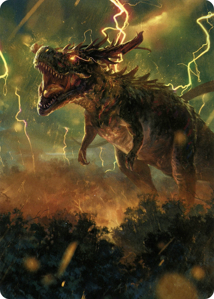 Thrasta, Tempest's Roar Art Card (42) [Modern Horizons 2 Art Series] | Amazing Games TCG