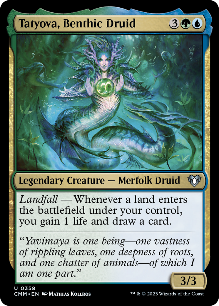 Tatyova, Benthic Druid [Commander Masters] | Amazing Games TCG