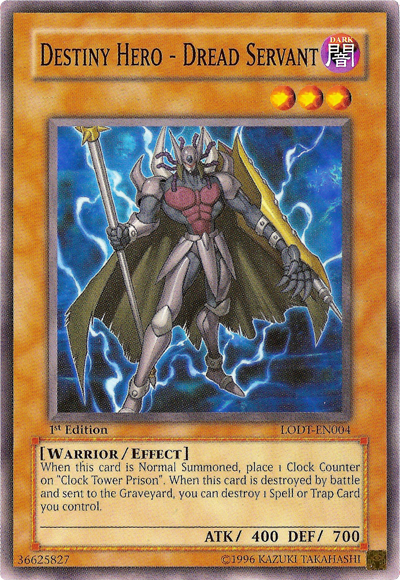 Destiny Hero - Dread Servant [LODT-EN004] Common | Amazing Games TCG