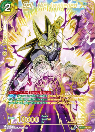 Cell, the Awakened (SPR) (BT17-146) [Ultimate Squad] | Amazing Games TCG