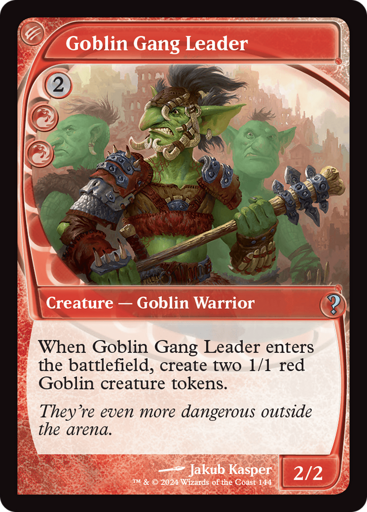 Goblin Gang Leader (Future Sight) [Mystery Booster 2] | Amazing Games TCG