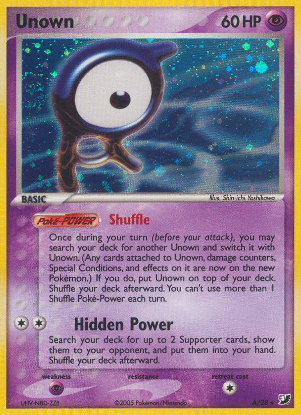 Unown (A/28) [EX: Unseen Forces] | Amazing Games TCG