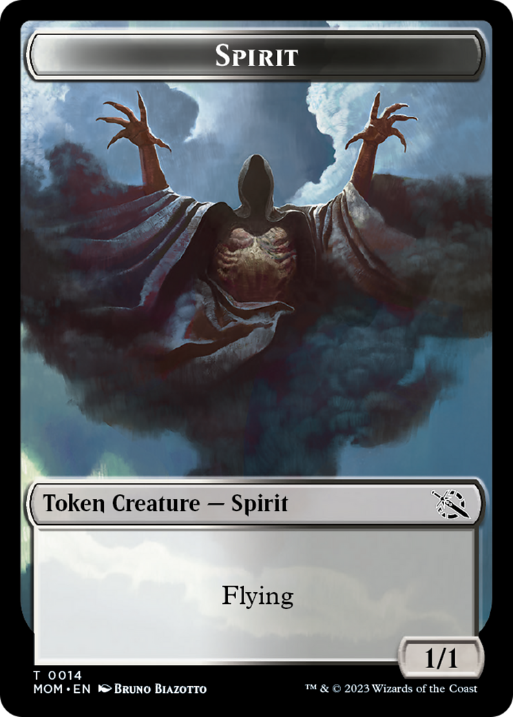 Elemental (9) // Spirit (14) Double-Sided Token [March of the Machine Tokens] | Amazing Games TCG