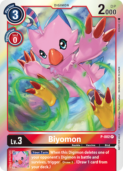 Biyomon [P-002] [Promotional Cards] | Amazing Games TCG