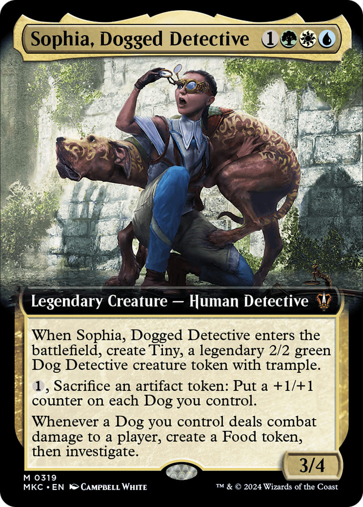 Sophia, Dogged Detective (Extended Art) [Murders at Karlov Manor Commander] | Amazing Games TCG