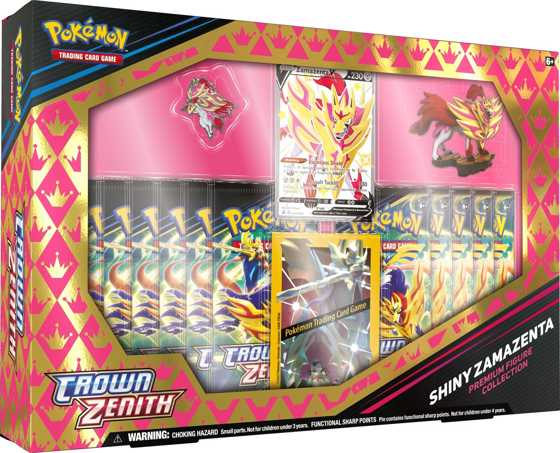 Sword & Shield: Crown Zenith - Premium Figure Collection (Shiny Zamazenta) | Amazing Games TCG