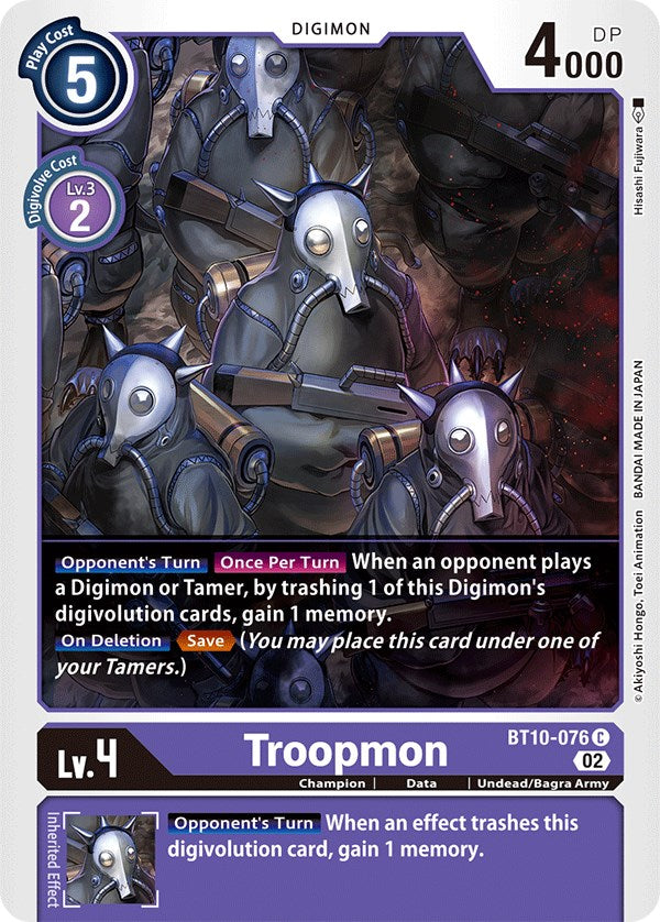 Troopmon [BT10-076] [Xros Encounter] | Amazing Games TCG