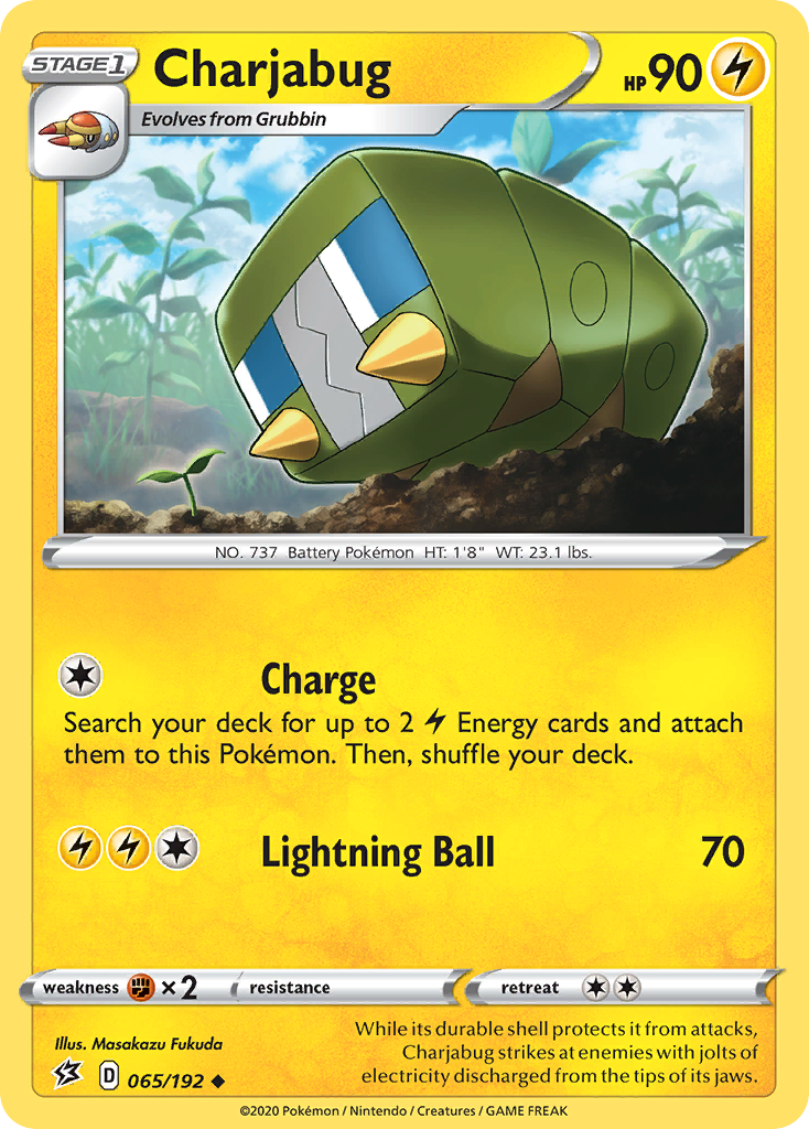 Charjabug (065/192) [Sword & Shield: Rebel Clash] | Amazing Games TCG