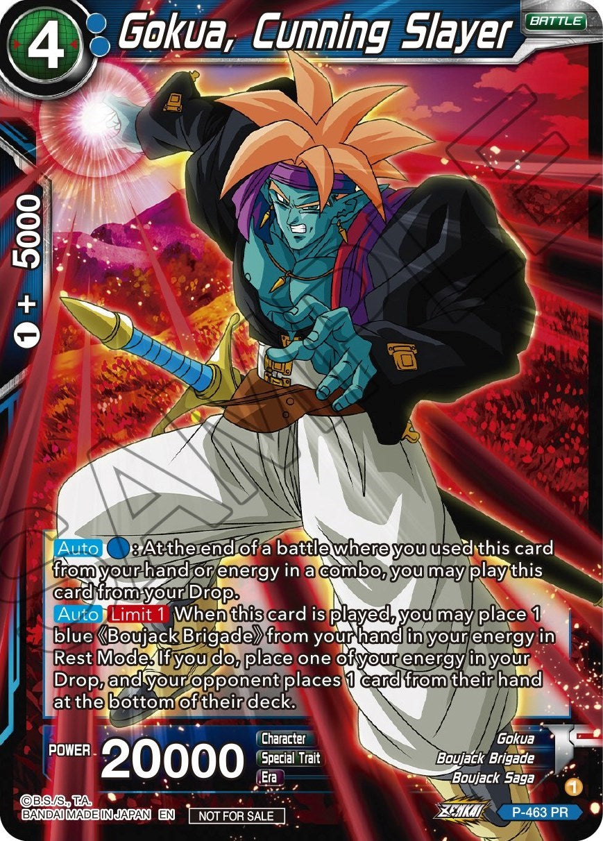 Gokua, Cunning Slayer (Z03 Dash Pack) (P-463) [Promotion Cards] | Amazing Games TCG