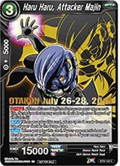 Haru Haru, Attacker Majin (OTAKON 2019) (BT3-120_PR) [Promotion Cards] | Amazing Games TCG