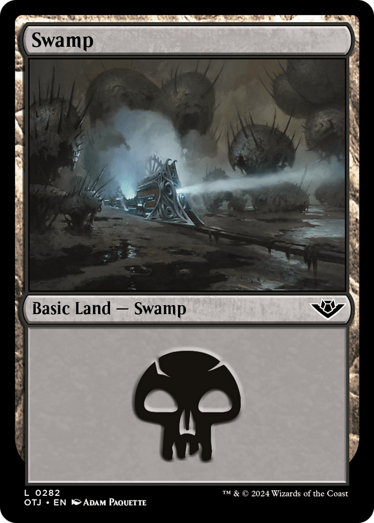 Swamp (0282) [Outlaws of Thunder Junction] | Amazing Games TCG