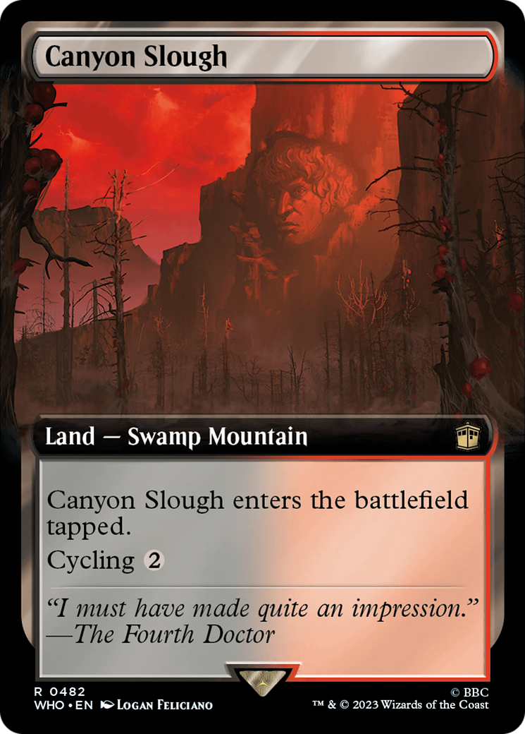 Canyon Slough (Extended Art) [Doctor Who] | Amazing Games TCG