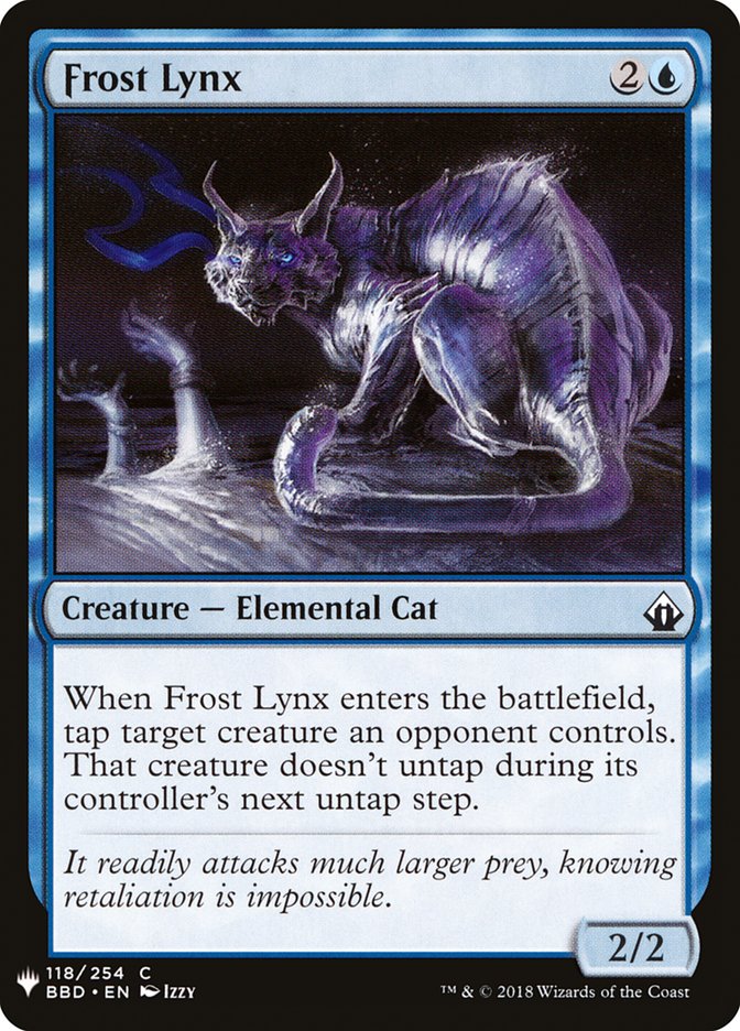 Frost Lynx [Mystery Booster] | Amazing Games TCG