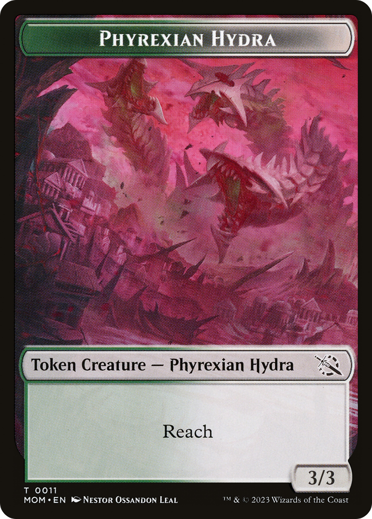 Phyrexian Myr // Phyrexian Hydra (11) Double-Sided Token [March of the Machine Tokens] | Amazing Games TCG