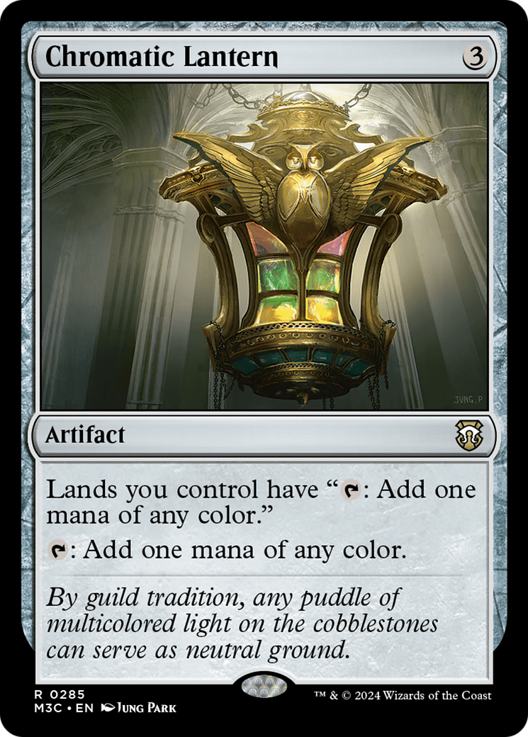 Chromatic Lantern (Ripple Foil) [Modern Horizons 3 Commander] | Amazing Games TCG