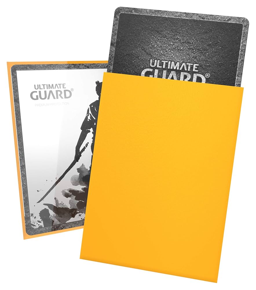 Katana Sleeves: Standard Size Yellow (100CT)