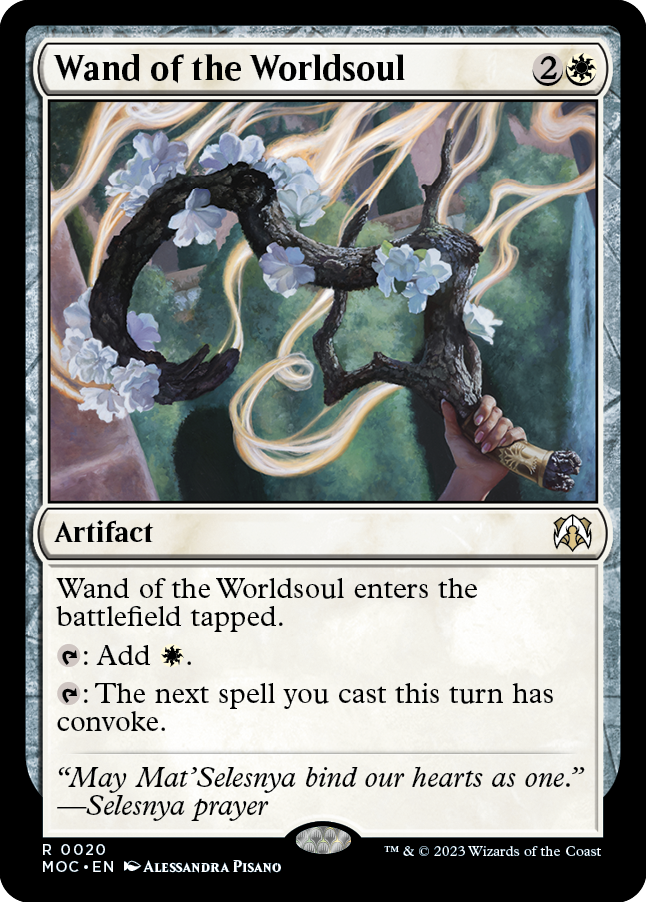 Wand of the Worldsoul [March of the Machine Commander] | Amazing Games TCG