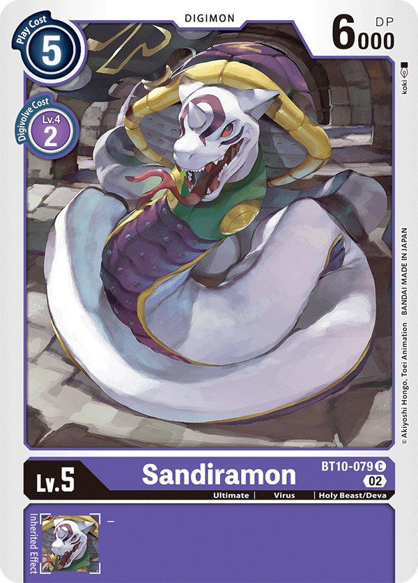 Sandiramon [BT10-079] [Xros Encounter] | Amazing Games TCG