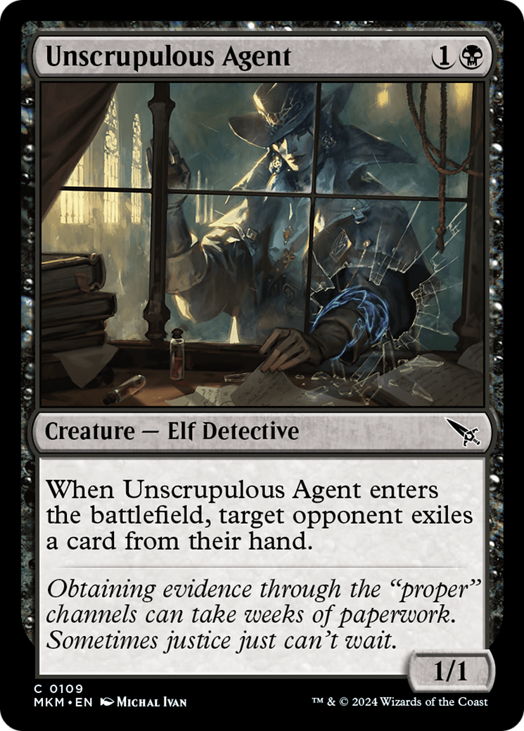 Unscrupulous Agent [Murders at Karlov Manor] | Amazing Games TCG