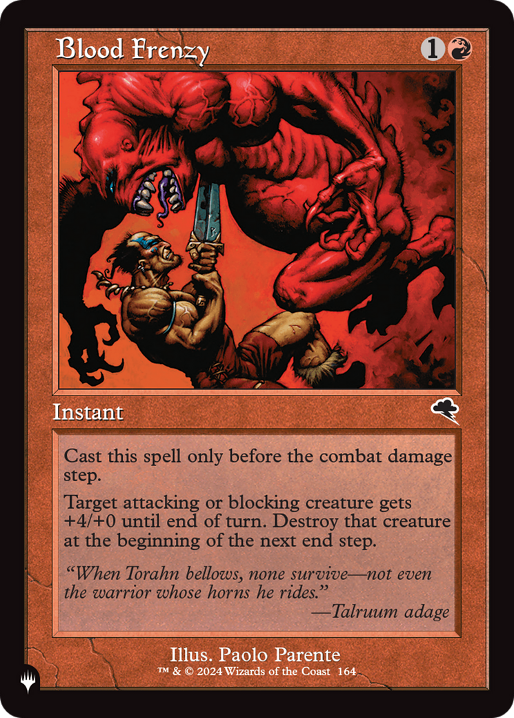 Blood Frenzy [The List Reprints] | Amazing Games TCG