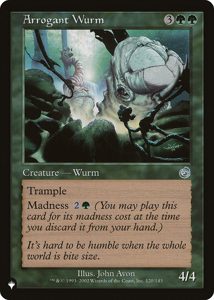 Arrogant Wurm [The List Reprints] | Amazing Games TCG