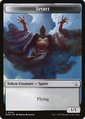 Monk // Spirit (14) Double-Sided Token [March of the Machine Tokens] | Amazing Games TCG