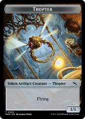 Thopter (0020) // Goblin Double-Sided Token [Murders at Karlov Manor Tokens] | Amazing Games TCG