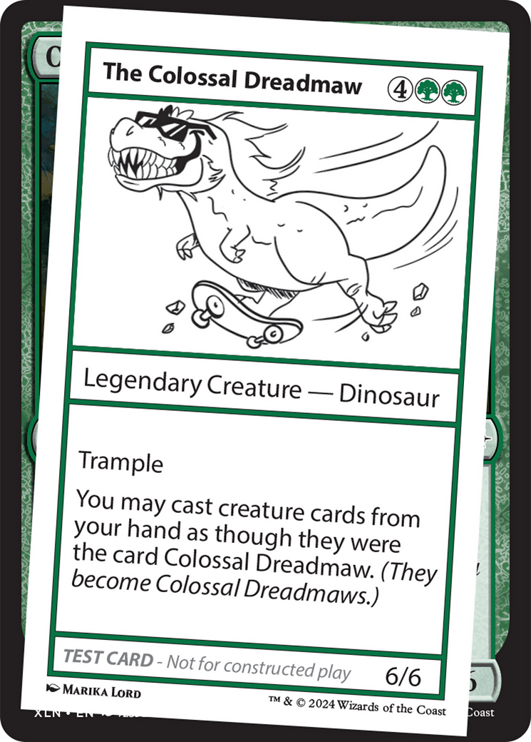 The Colossal Dreadmaw [Mystery Booster 2 Playtest Cards] | Amazing Games TCG