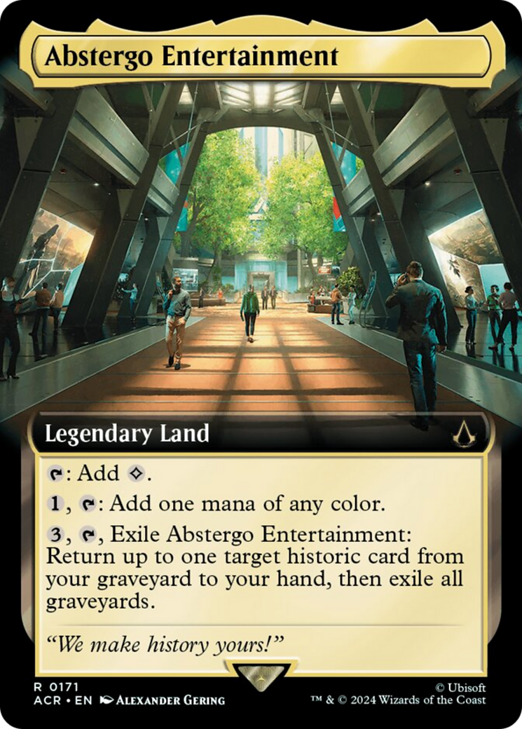 Abstergo Entertainment (Extended Art) [Assassin's Creed] | Amazing Games TCG