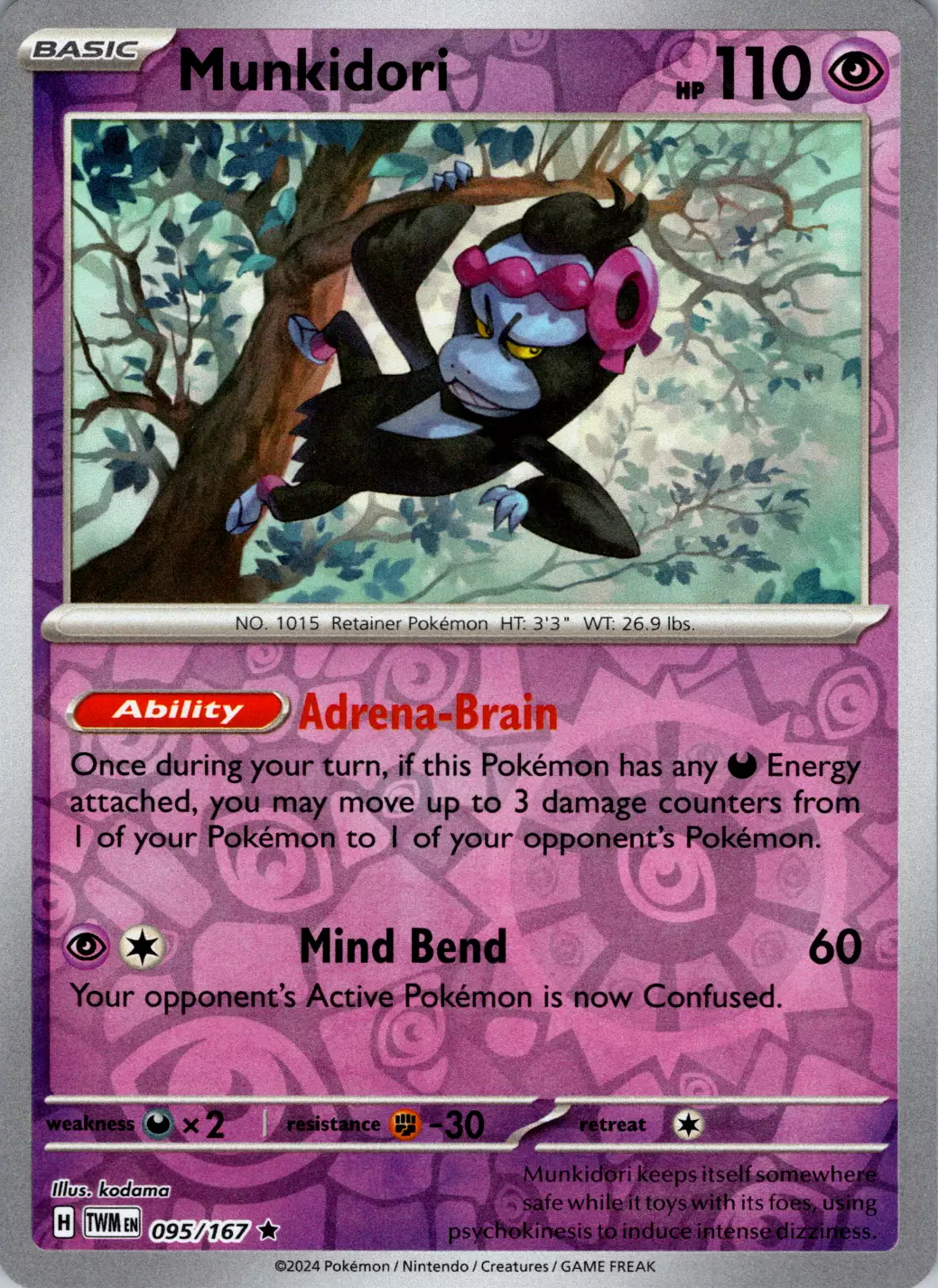 Munkidori (095/167) [Scarlet & Violet: Twilight Masquerade] | Amazing Games TCG