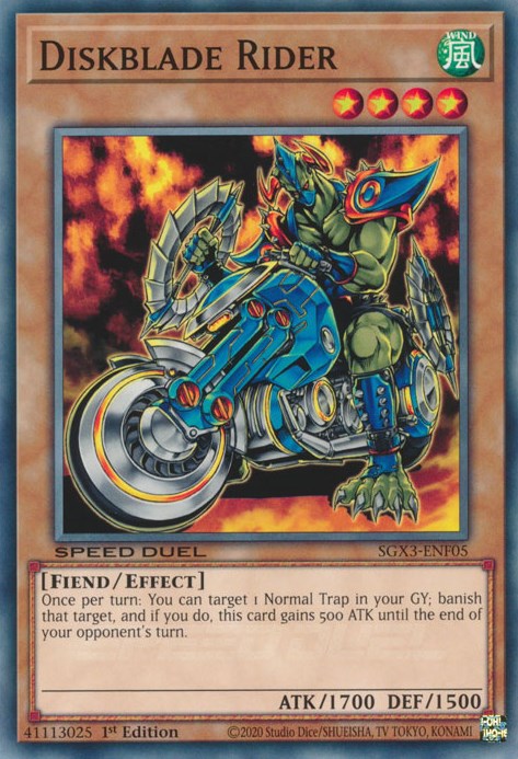 Diskblade Rider [SGX3-ENF05] Common | Amazing Games TCG