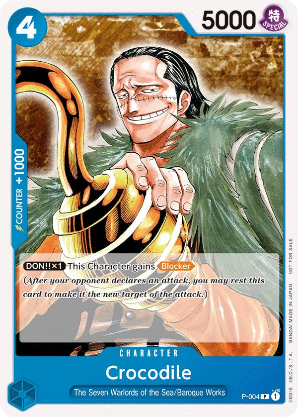 Crocodile (Promotion Pack 2022) [One Piece Promotion Cards] | Amazing Games TCG