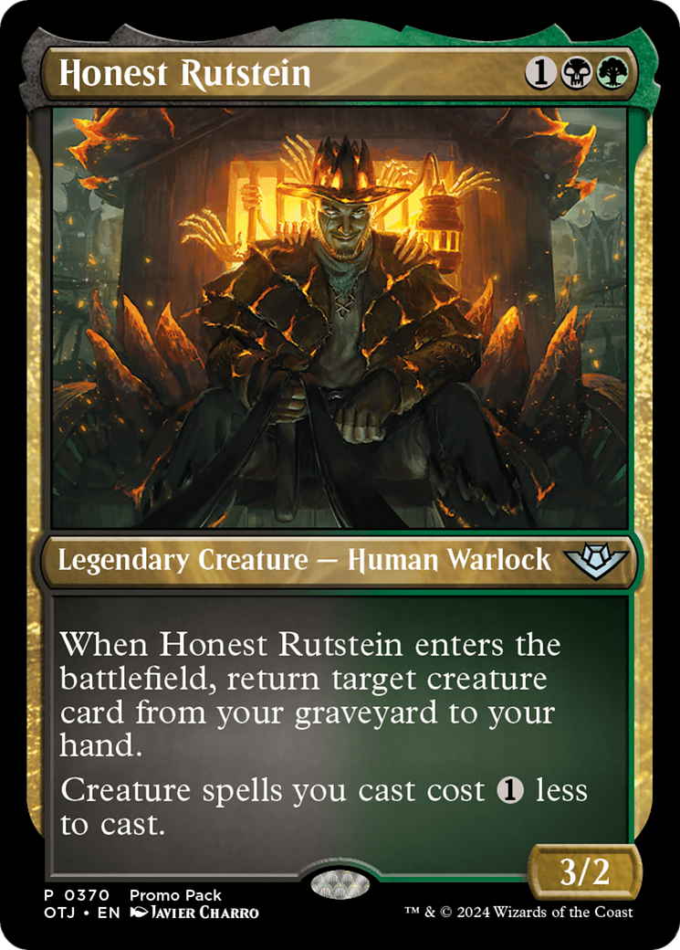 Honest Rutstein (Promo Pack) [Outlaws of Thunder Junction Promos] | Amazing Games TCG