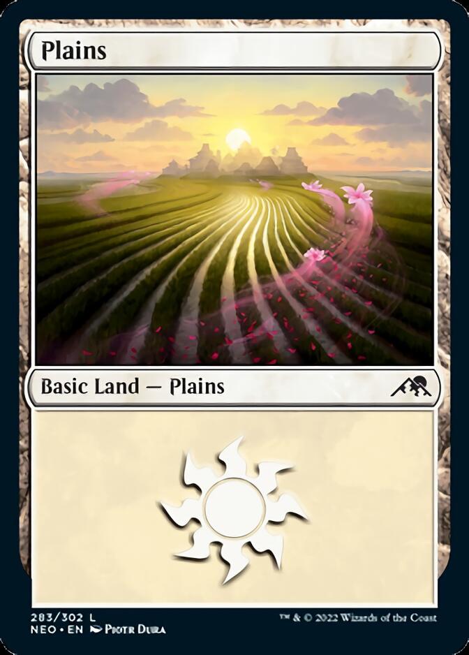 Plains (283) [Kamigawa: Neon Dynasty] | Amazing Games TCG