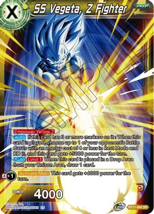 SS Vegeta, Z Fighter (BT17-084) [Ultimate Squad] | Amazing Games TCG