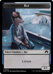 Rat // Energy Reserve Double-Sided Token [Modern Horizons 3 Tokens] | Amazing Games TCG