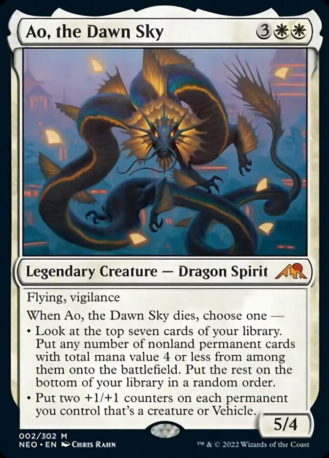 Ao, the Dawn Sky [Kamigawa: Neon Dynasty] | Amazing Games TCG