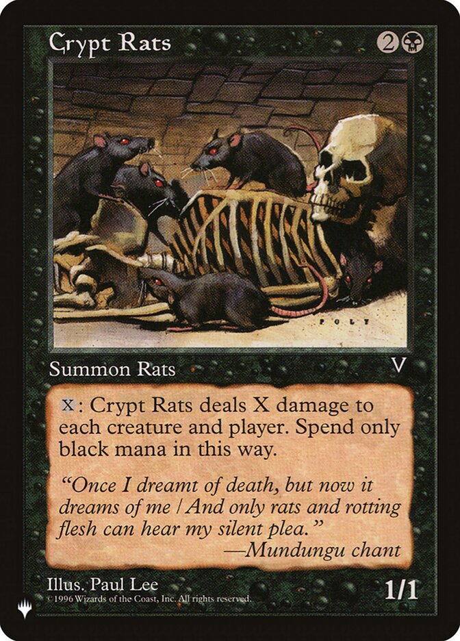 Crypt Rats [The List] | Amazing Games TCG