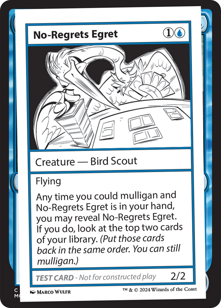 No-Regrets Egret [Mystery Booster 2 Playtest Cards] | Amazing Games TCG