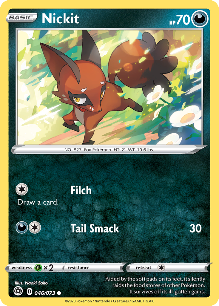 Nickit (046/073) [Sword & Shield: Champion's Path] | Amazing Games TCG