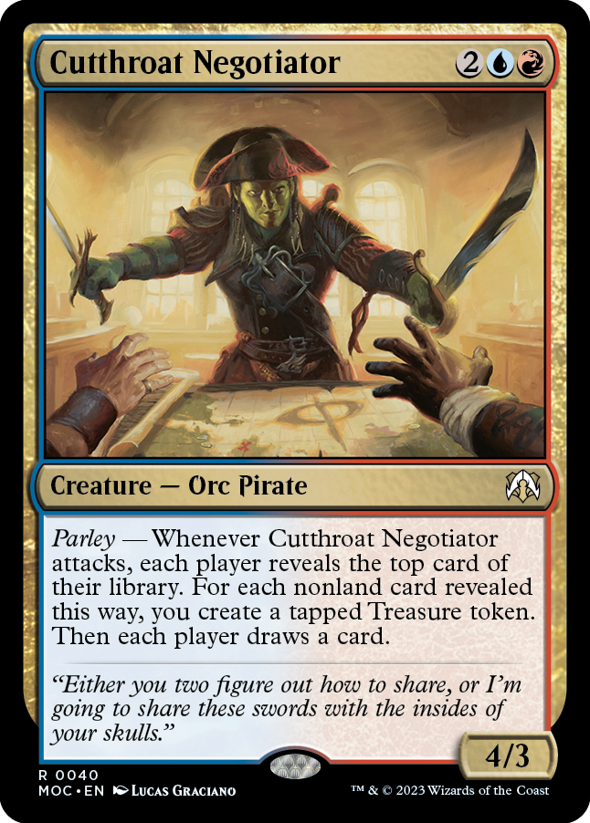 Cutthroat Negotiator [March of the Machine Commander] | Amazing Games TCG