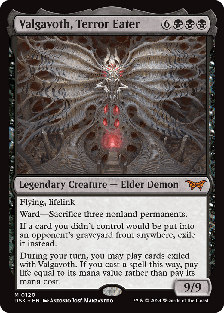 Valgavoth, Terror Eater [Duskmourn: House of Horror] | Amazing Games TCG