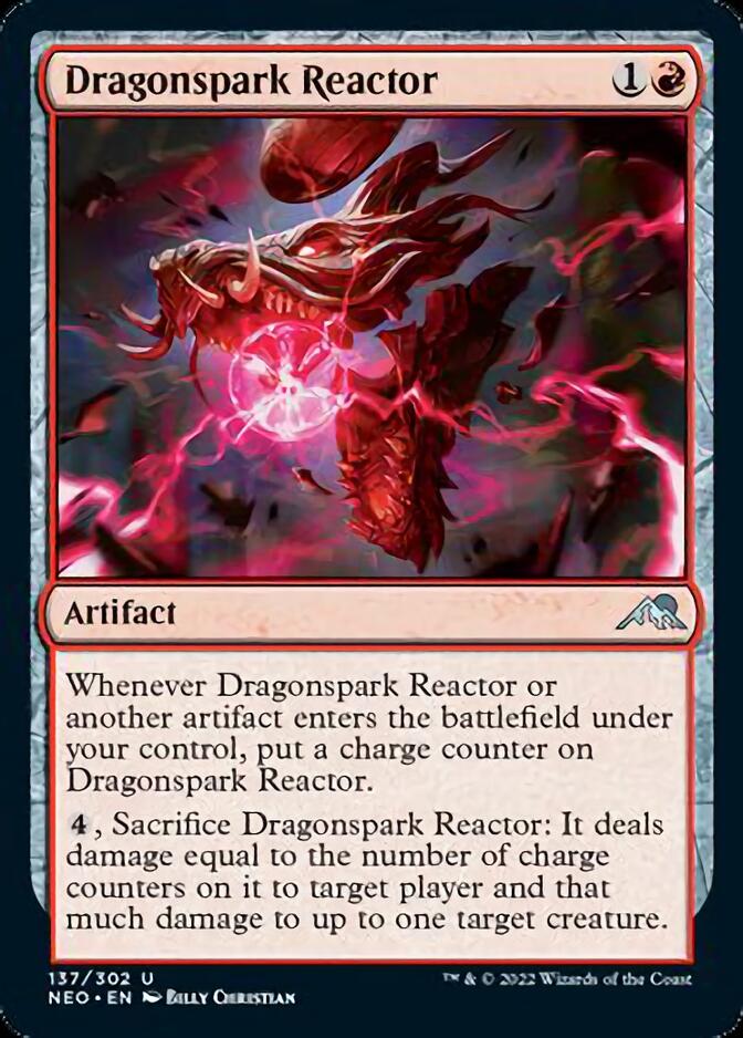 Dragonspark Reactor [Kamigawa: Neon Dynasty] | Amazing Games TCG